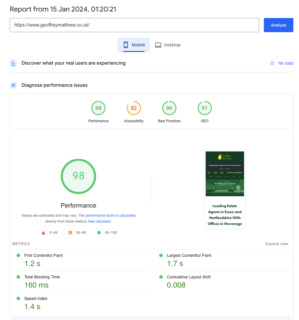 geoffrey matthew estate agents